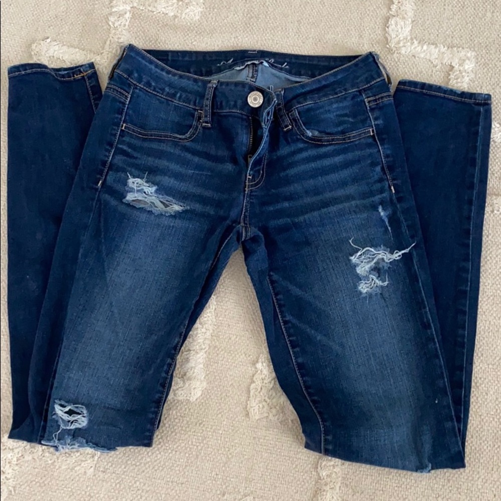 American Eagle Ripped Skinny Jeans